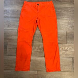 Cabi Bright Orange Pants Women’s Size 10